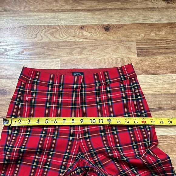 J. Crew Tartan Kelsey crop pants size 2 - Picture 7 of 16